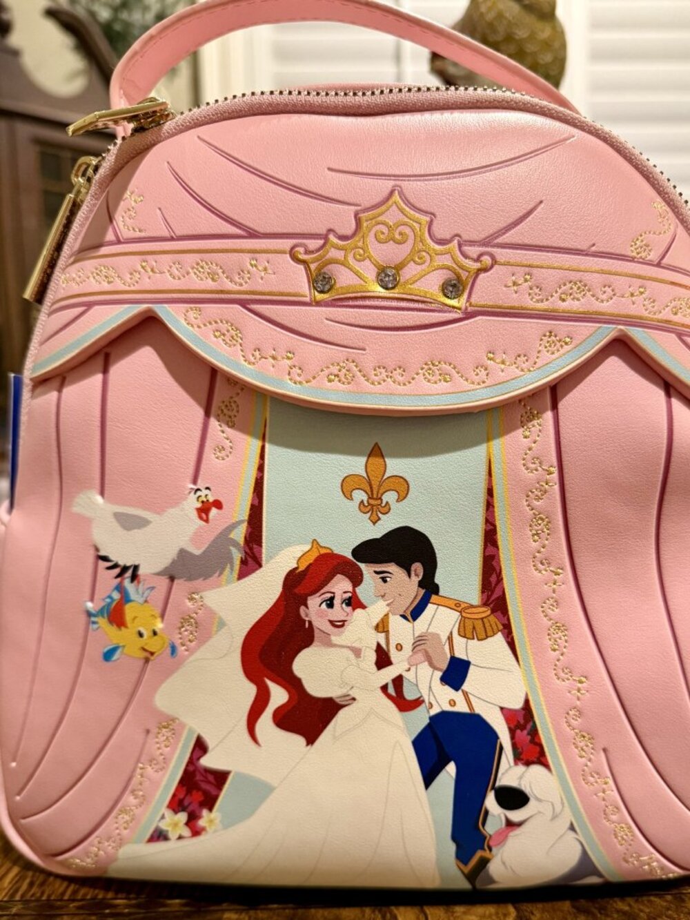 Danielle Nicole Disney The Little Mermaid Wedding Mini Backpack - BoxLunch Exclu